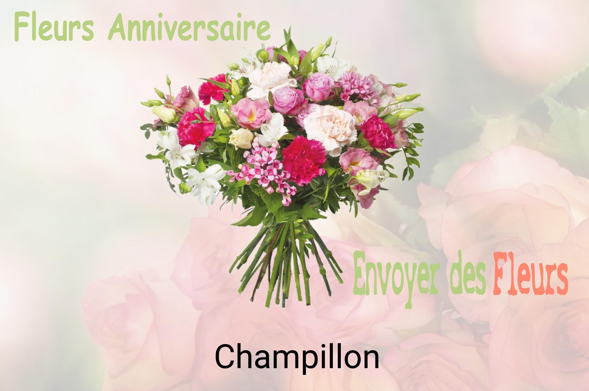 Bouquet de fleurs d’anniversaire livré à Champillon